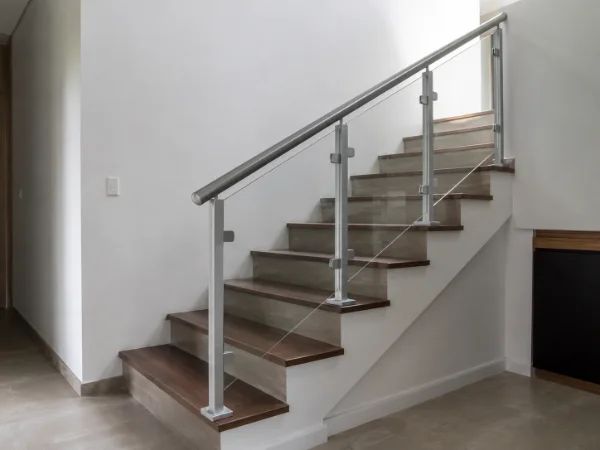 barandas de aluminio para escaleras modernas
